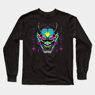 hanya mask japan popart Long Sleeve T-Shirt